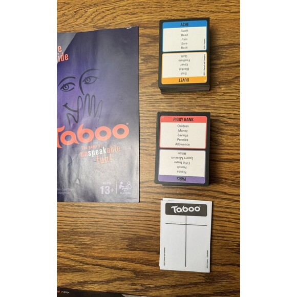 Taboo Board Game - The Game of Unspeakable Fun by Hasbro - Picture 9 of 12